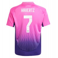 Camiseta Alemania Kai Havertz #7 Visitante Equipación Eurocopa 2024 manga corta